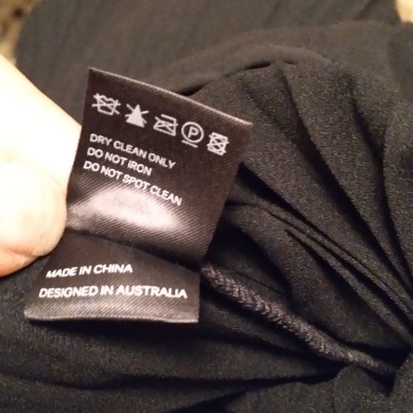 NWT - ZIMMERMANN Black Fanned Pants Wide-leg Cropped Pants, size 4 - Picture 9 of 14